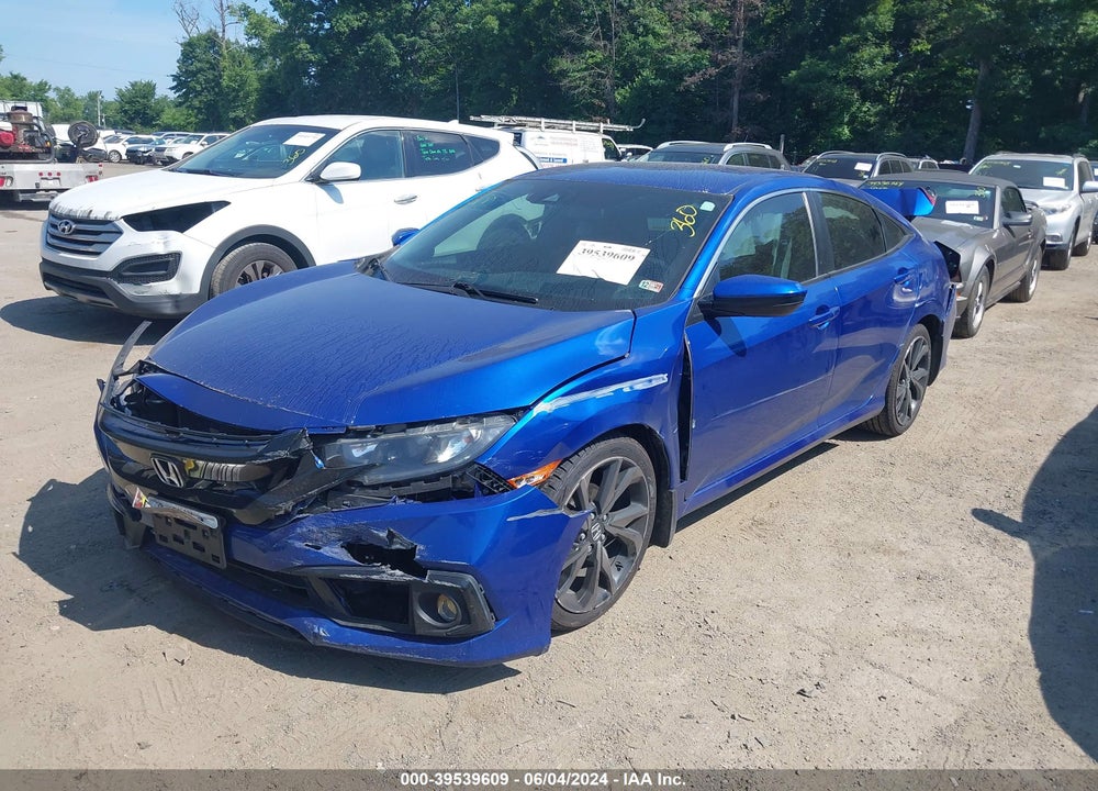 2021 HONDA CIVIC SPORT VIN: 2HGFC2F8XMH527511