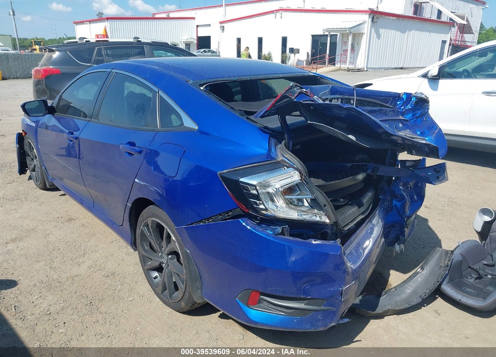 2021 HONDA CIVIC SPORT VIN: 2HGFC2F8XMH527511