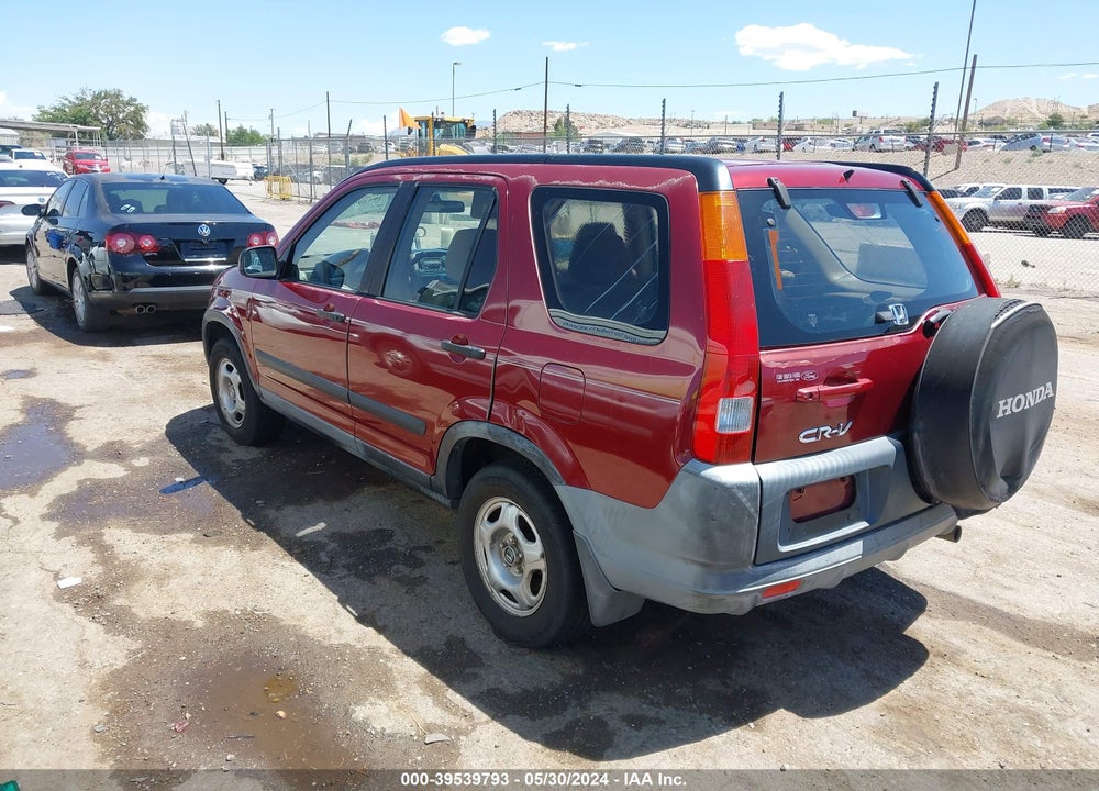 2002 HONDA CR-V LX VIN: JHLRD68482C011287