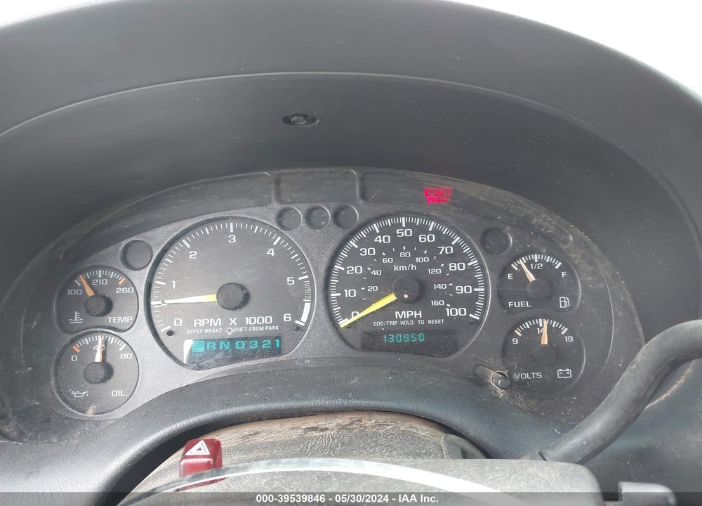 2001 CHEVROLET BLAZER LT VIN: 1GNDT13WX1K195164