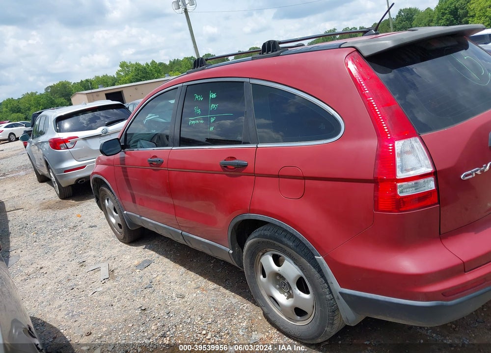 2010 HONDA CR-V LX VIN: 5J6RE3H3XAL047278