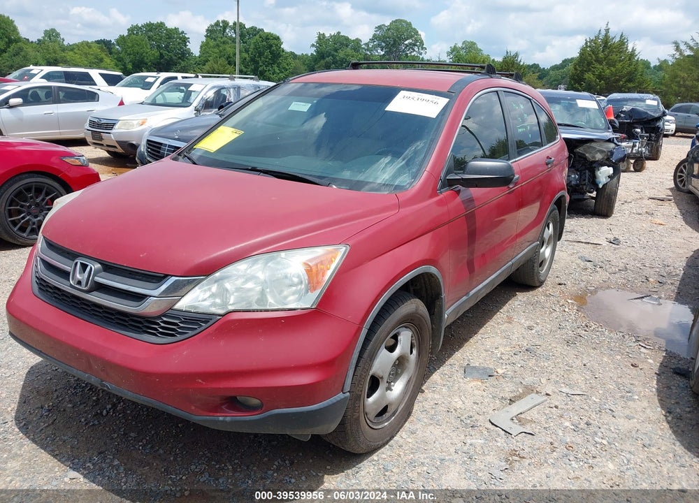 2010 HONDA CR-V LX VIN: 5J6RE3H3XAL047278