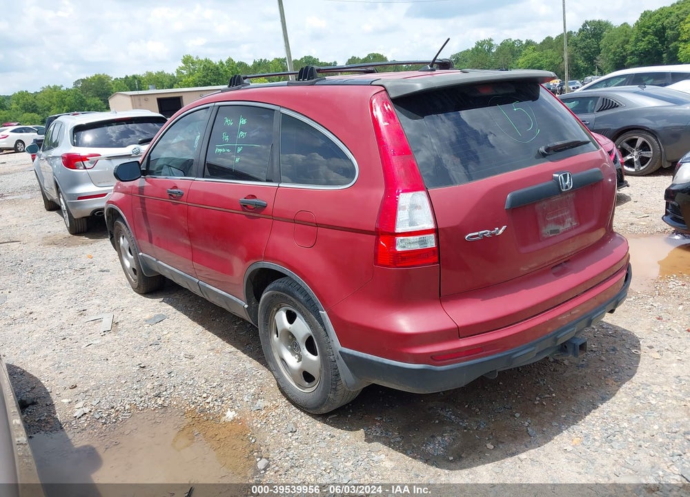 2010 HONDA CR-V LX VIN: 5J6RE3H3XAL047278