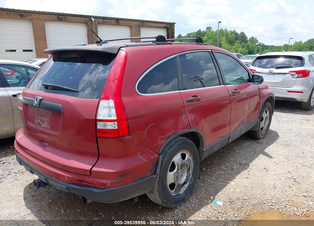 2010 HONDA CR-V LX VIN: 5J6RE3H3XAL047278