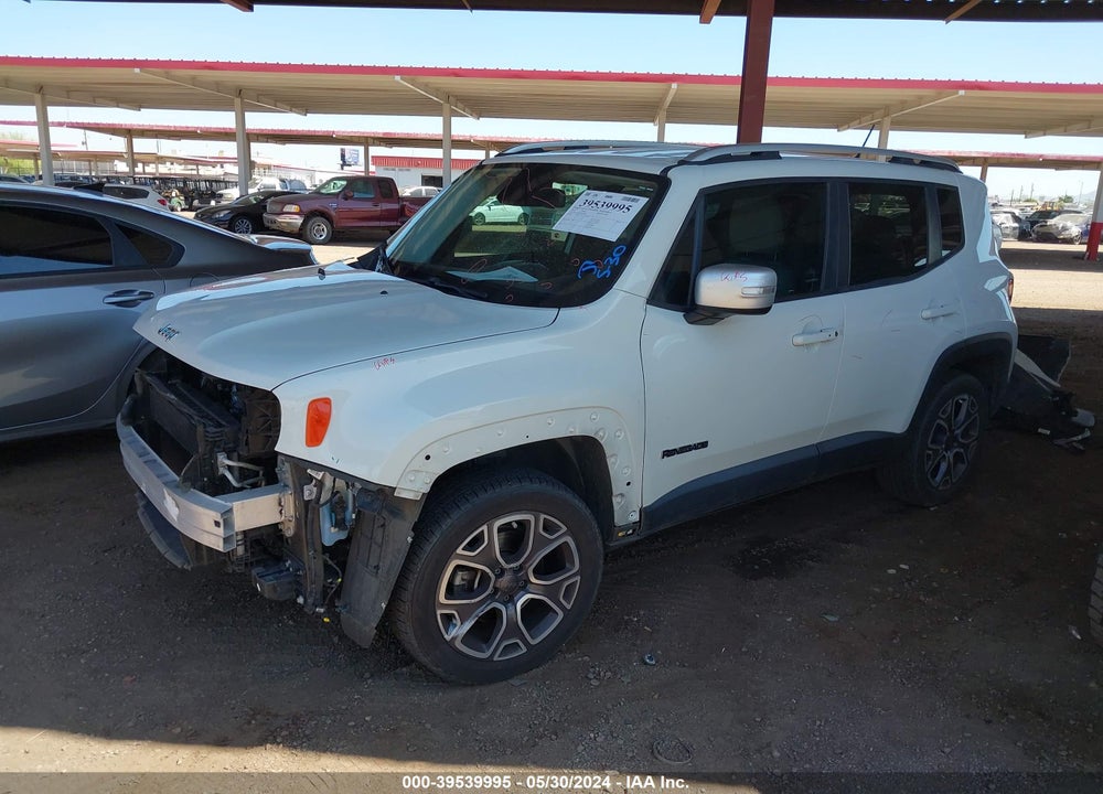 2015 JEEP RENEGADE LIMITED VIN: ZACCJBDT1FPC22043