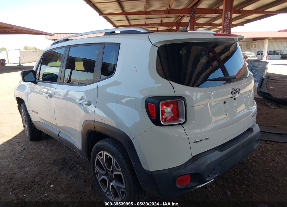 2015 JEEP RENEGADE LIMITED VIN: ZACCJBDT1FPC22043