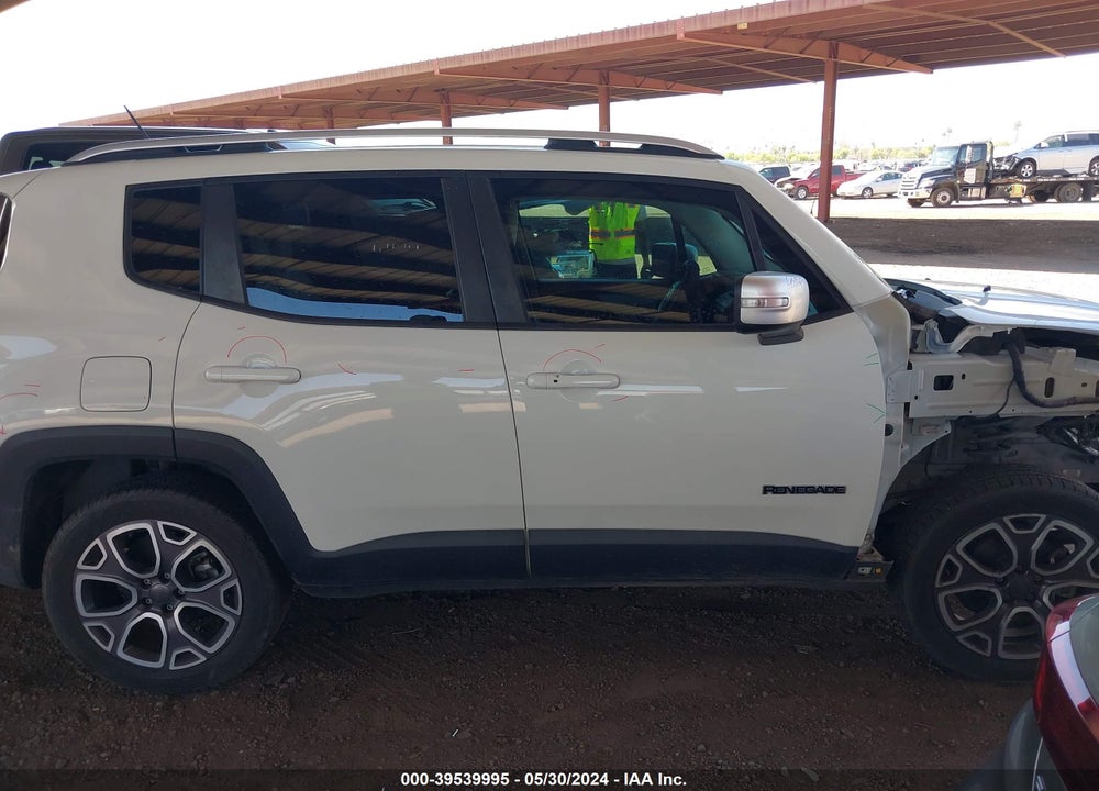2015 JEEP RENEGADE LIMITED VIN: ZACCJBDT1FPC22043