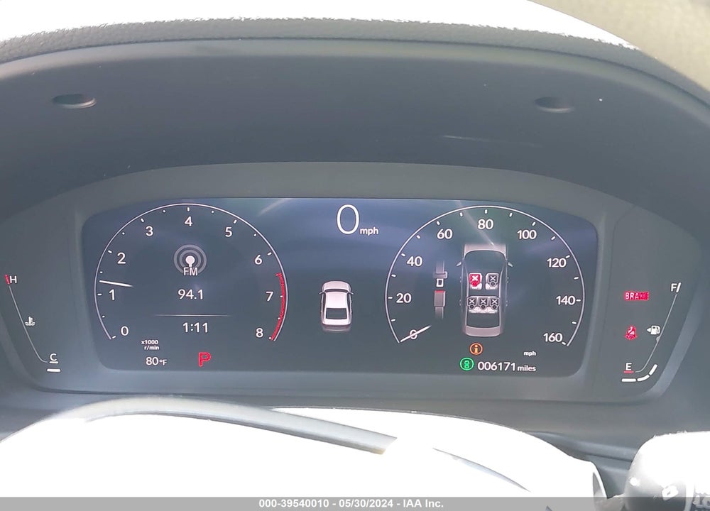 2023 HONDA ACCORD EX VIN: 1HGCY1F30PA027525