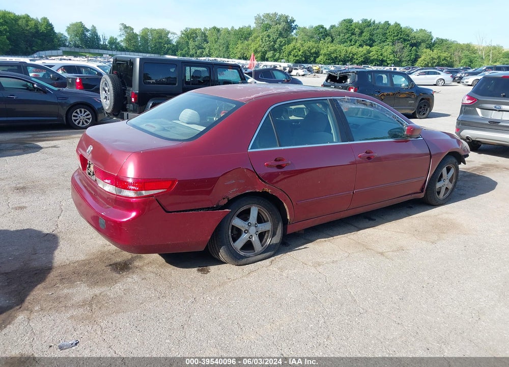 2004 HONDA ACCORD 2.4 EX VIN: JHMCM56604C026787