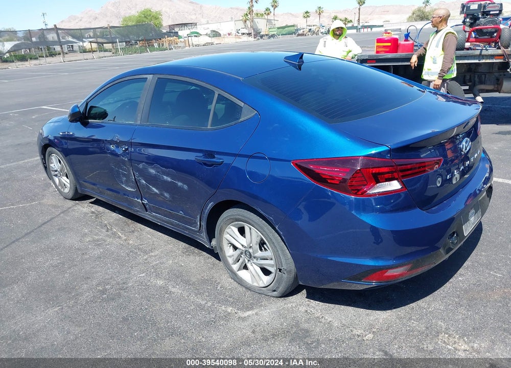 2019 HYUNDAI ELANTRA SEL VIN: 5NPD84LF2KH453852