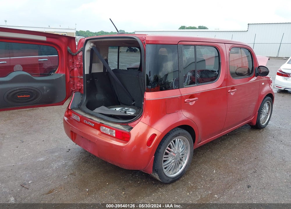 2009 NISSAN CUBE 1.8SL VIN: JN8AZ28R09T125637
