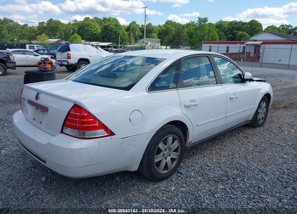 2006 MERCURY MONTEGO LUXURY VIN: 1MEFM40126G609121