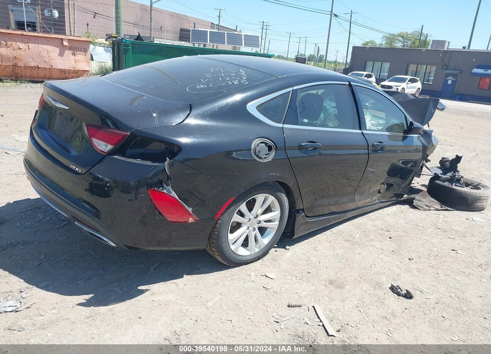 2016 CHRYSLER 200 LIMITED VIN: 1C3CCCAG3GN111208
