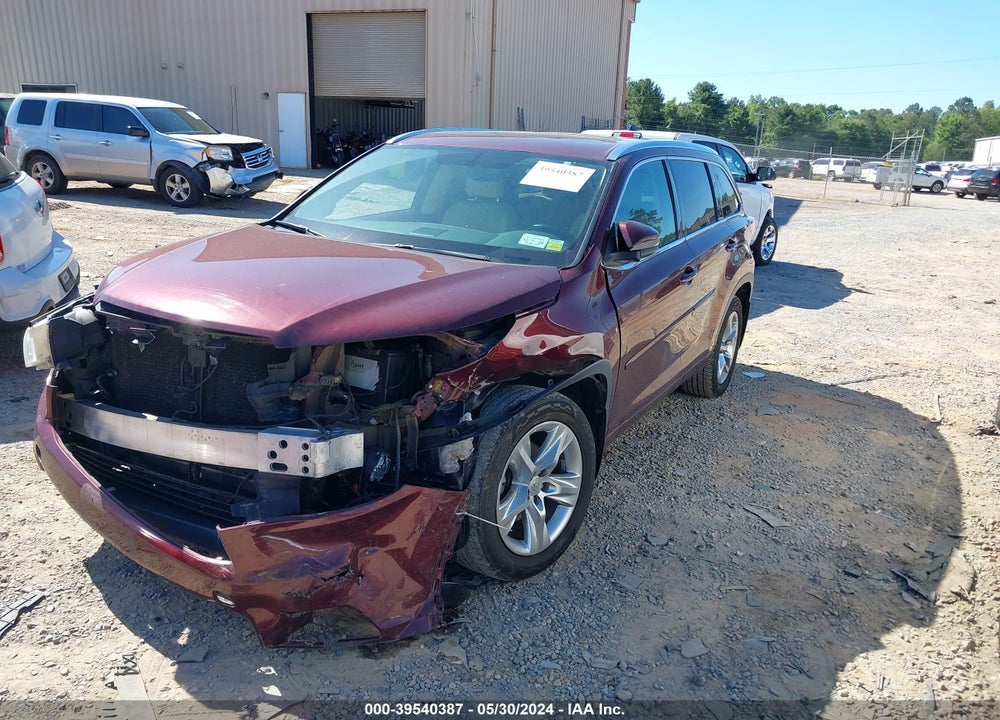 2015 TOYOTA HIGHLANDER VIN: 5TDDKRFH3FS184420