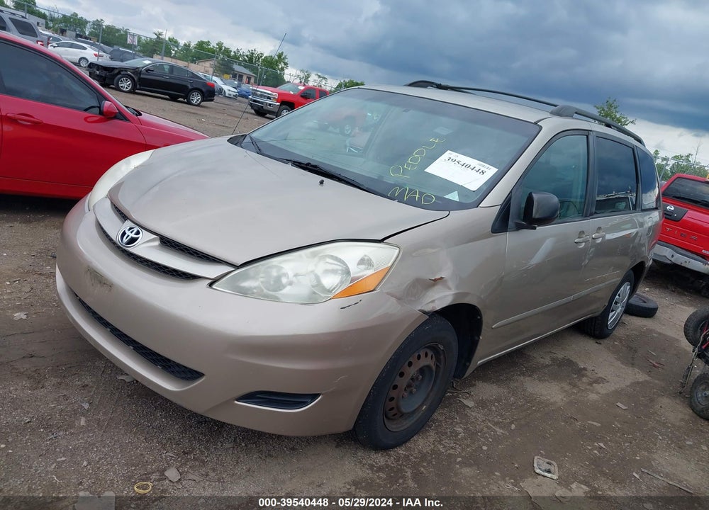 2006 TOYOTA SIENNA LE VIN: 5TDZA23C76S567821