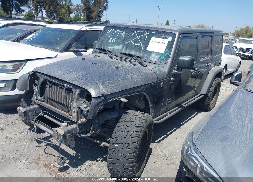 2017 JEEP WRANGLER UNLIMITED SPORT 4X4 VIN: 1C4BJWDG5HL599343