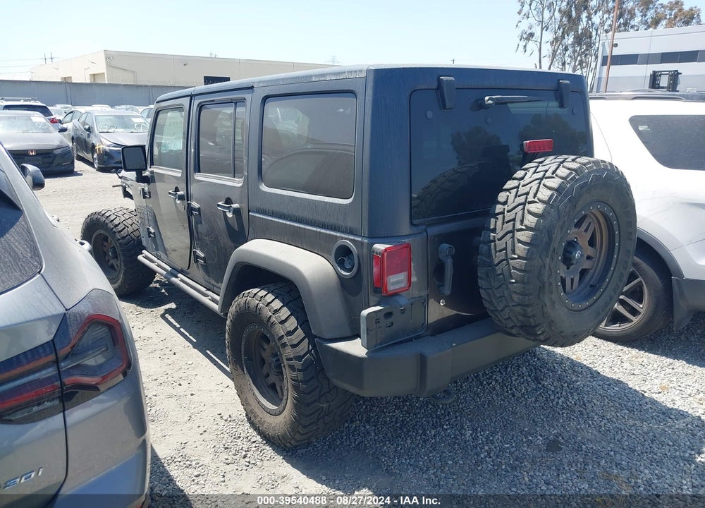 2017 JEEP WRANGLER UNLIMITED SPORT 4X4 VIN: 1C4BJWDG5HL599343