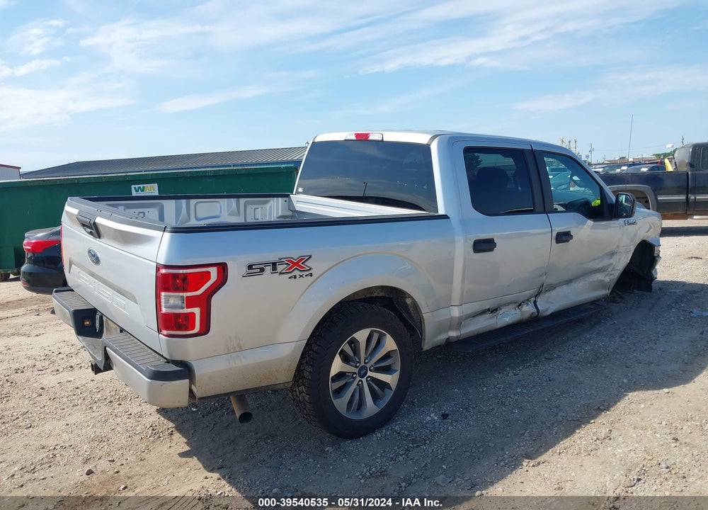 2018 FORD F-150 XL VIN: 1FTEW1E54JKG03019