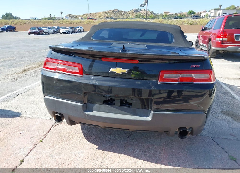 2015 CHEVROLET CAMARO 2LT VIN: 2G1FF3D33F9172058
