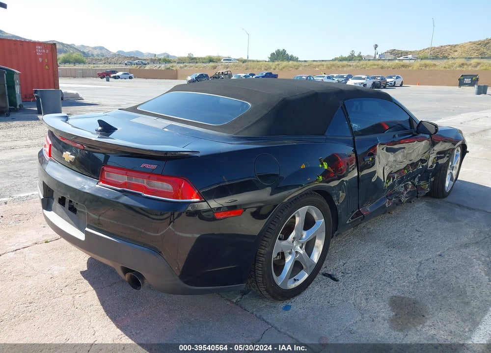 2015 CHEVROLET CAMARO 2LT VIN: 2G1FF3D33F9172058