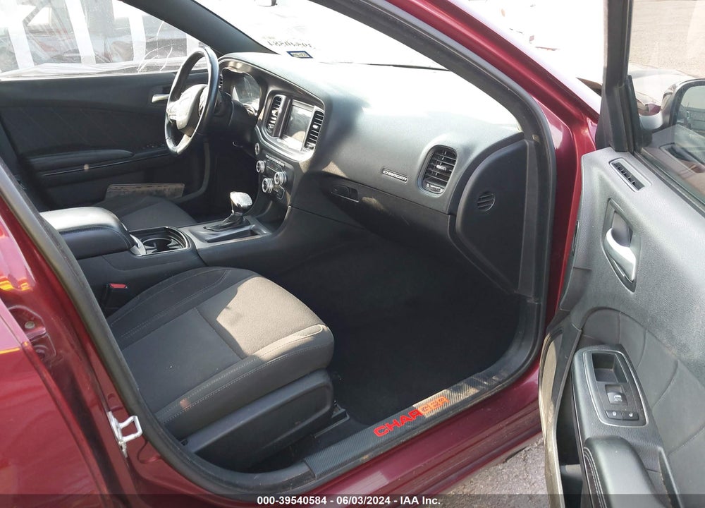 2019 DODGE CHARGER SXT RWD VIN: 2C3CDXBG4KH726175