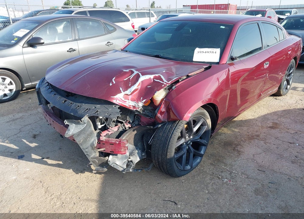 2019 DODGE CHARGER SXT RWD VIN: 2C3CDXBG4KH726175