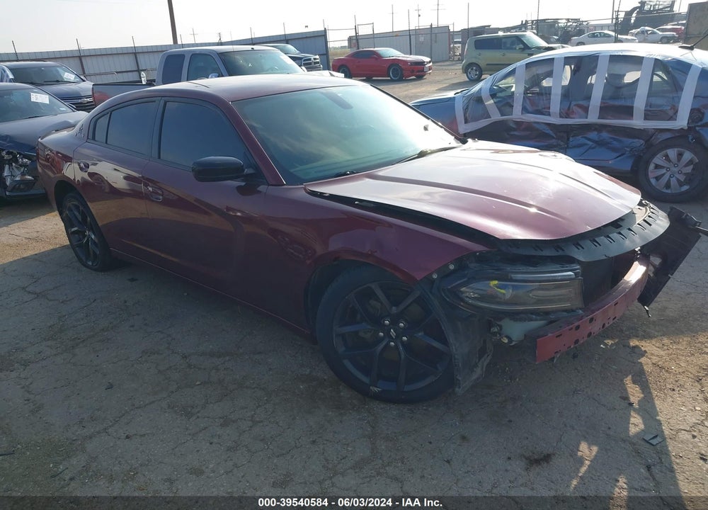 2019 DODGE CHARGER SXT RWD VIN: 2C3CDXBG4KH726175