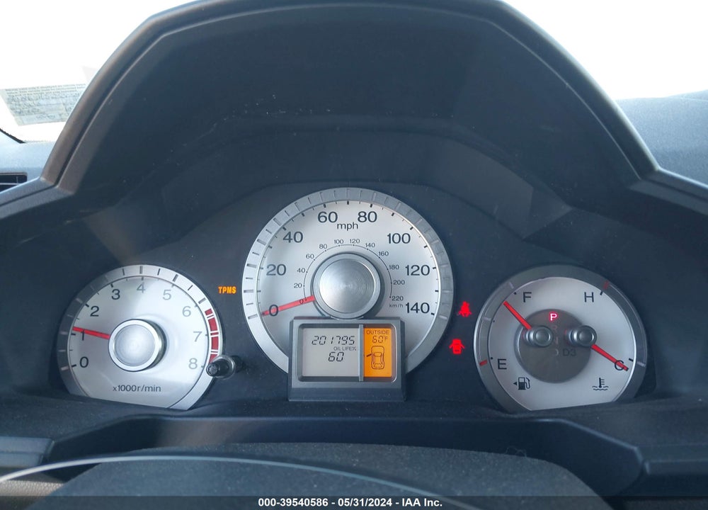 2011 HONDA PILOT EX-L VIN: 5FNYF3H52BB054715