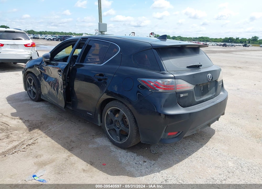 2014 LEXUS CT 200H VIN: JTHKD5BH8E2196017