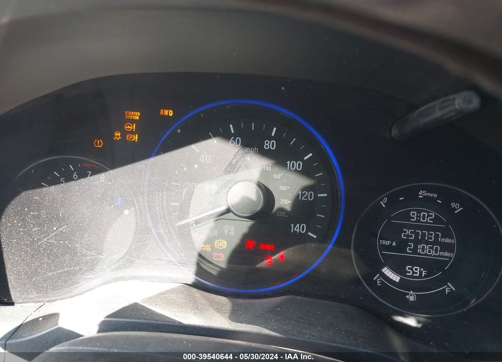 2017 HONDA HR-V EX VIN: 3CZRU6H58HM724908