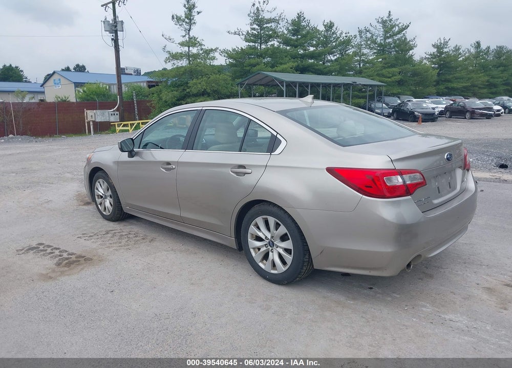 2017 SUBARU LEGACY VIN: 4S3BNAC62H3020955