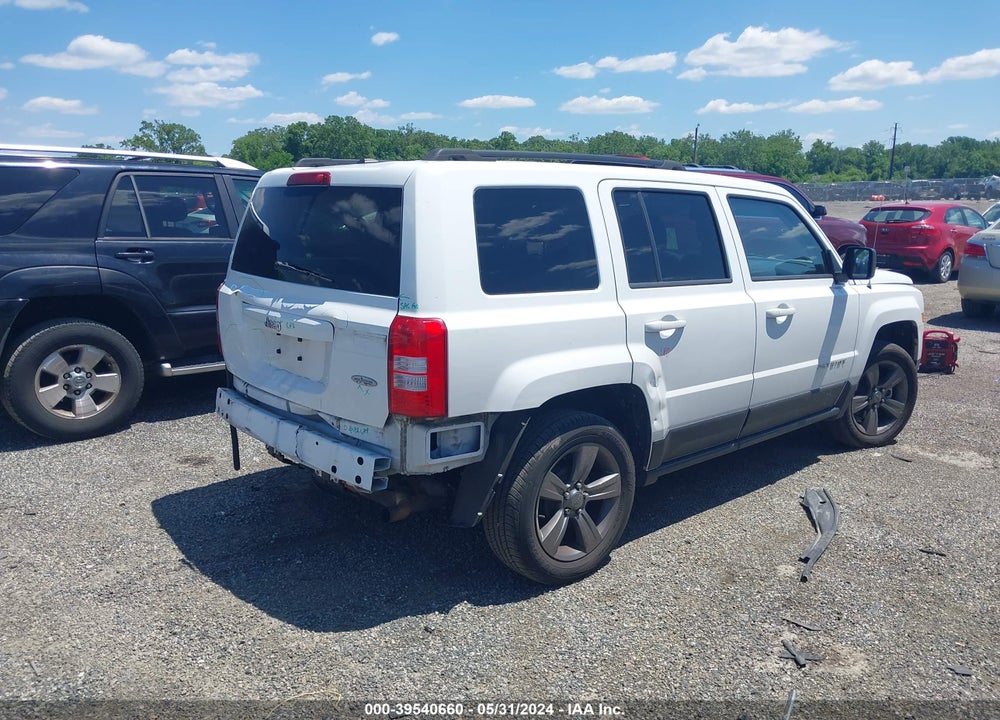 2014 JEEP PATRIOT HIGH ALTITUDE VIN: 1C4NJPFA9ED758320