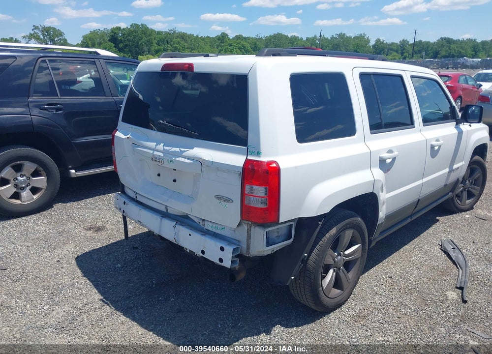 2014 JEEP PATRIOT HIGH ALTITUDE VIN: 1C4NJPFA9ED758320