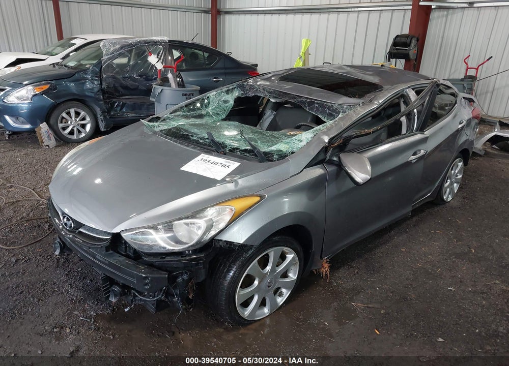 2012 HYUNDAI ELANTRA LIMITED (ULSAN PLANT) VIN: KMHDH4AE8CU469406