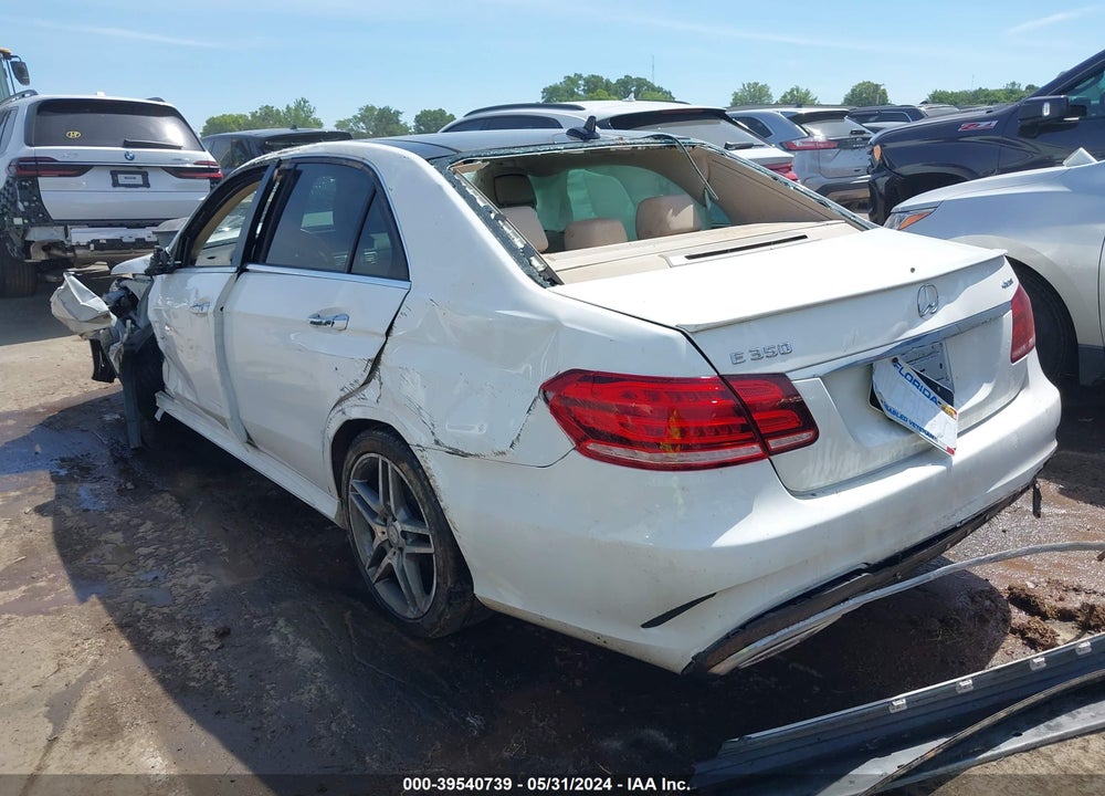 2015 MERCEDES-BENZ E 350 4MATIC VIN: WDDHF8JB2FB120854