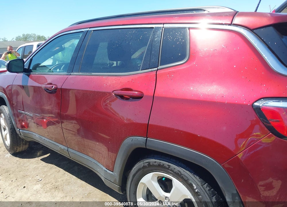 2021 JEEP COMPASS LATITUDE FWD VIN: 3C4NJCBB4MT592465