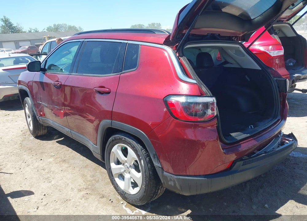 2021 JEEP COMPASS LATITUDE FWD VIN: 3C4NJCBB4MT592465