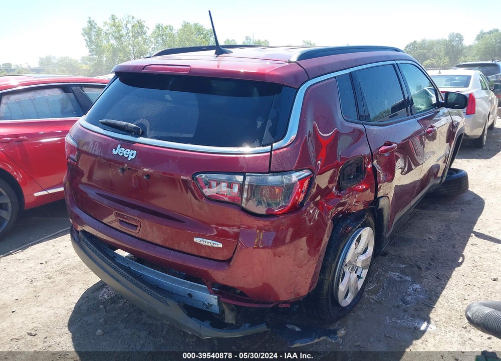 2021 JEEP COMPASS LATITUDE FWD VIN: 3C4NJCBB4MT592465
