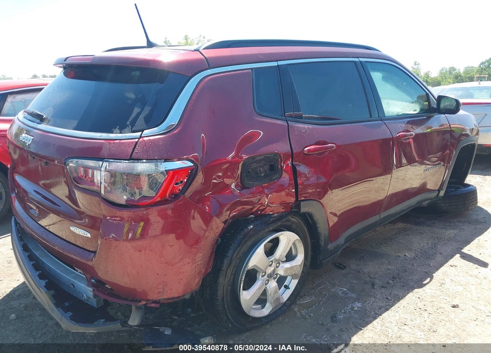 2021 JEEP COMPASS LATITUDE FWD VIN: 3C4NJCBB4MT592465