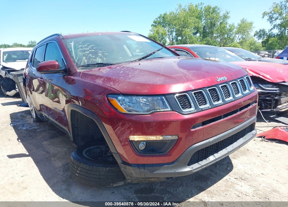 2021 JEEP COMPASS LATITUDE FWD VIN: 3C4NJCBB4MT592465