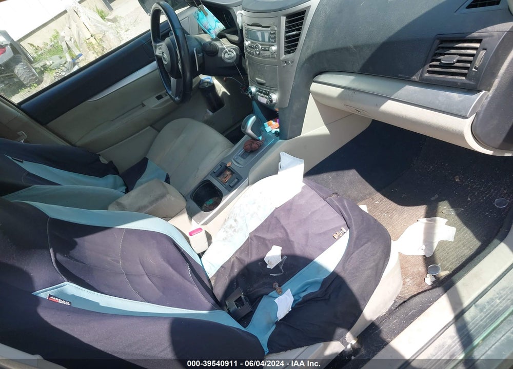 2011 SUBARU OUTBACK 2.5I PREMIUM VIN: 4S4BRBCC7B3392309