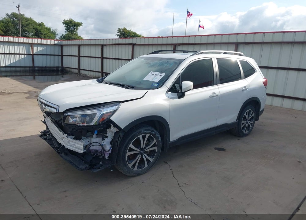2021 SUBARU FORESTER LIMITED VIN: JF2SKAUC9MH497989
