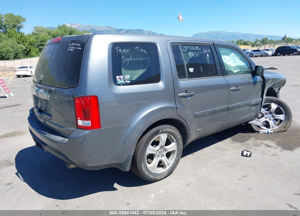 2012 HONDA PILOT EX-L VIN: 5FNYF3H55CB020527