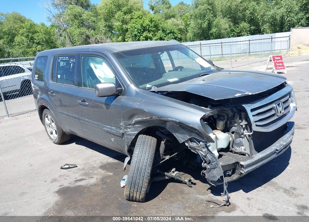 2012 HONDA PILOT EX-L VIN: 5FNYF3H55CB020527
