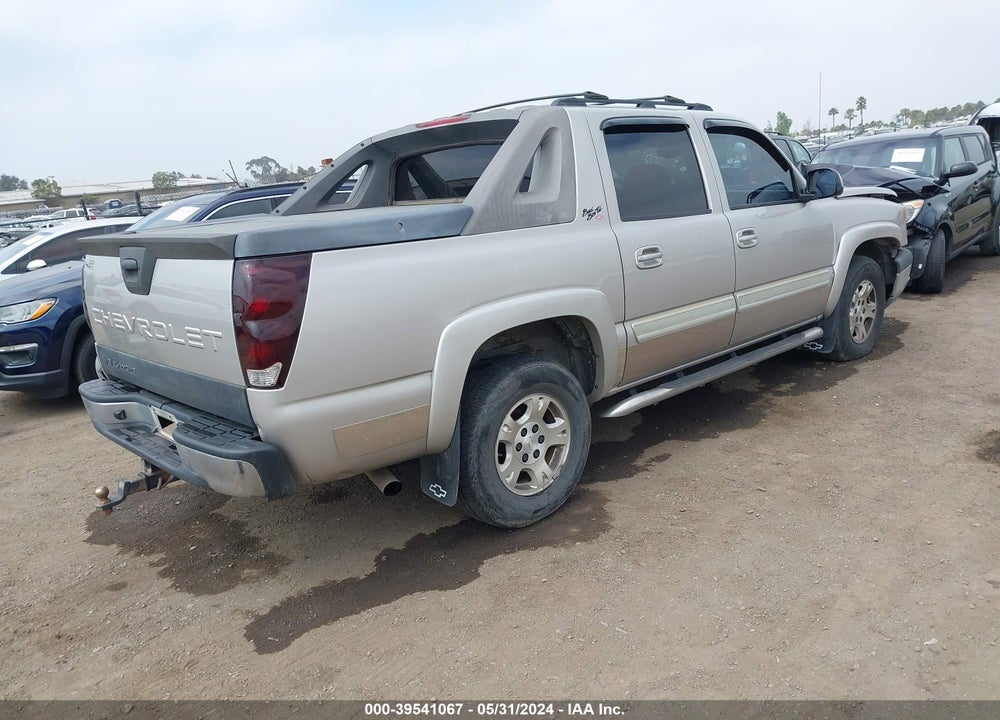 2006 CHEVROLET AVALANCHE 1500 Z71 VIN: 3GNEK12Z36G215918