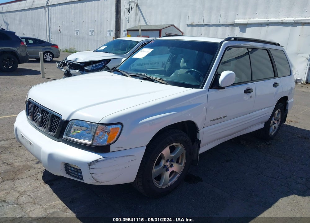 2001 SUBARU FORESTER S VIN: JF1SF65601H753415
