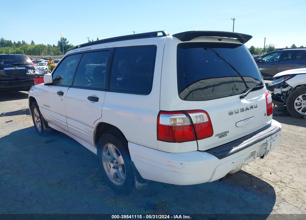 2001 SUBARU FORESTER S VIN: JF1SF65601H753415