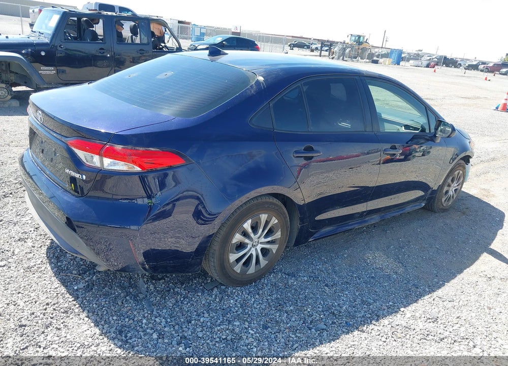 2022 TOYOTA COROLLA HYBRID LE VIN: JTDEAMDE5NJ060633
