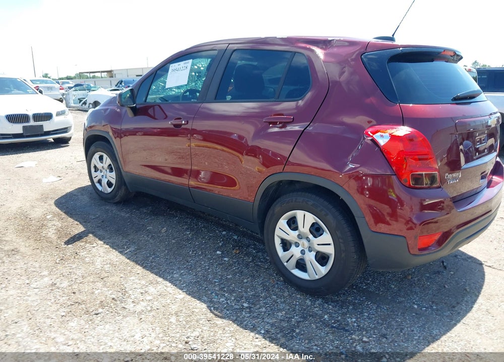 2017 CHEVROLET TRAX LS VIN: 3GNCJKSBXHL193140
