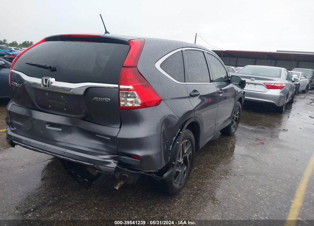 2016 HONDA CR-V SE VIN: 2HKRM4H41GH678330